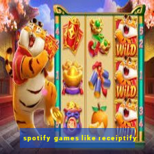 spotify games like receiptify